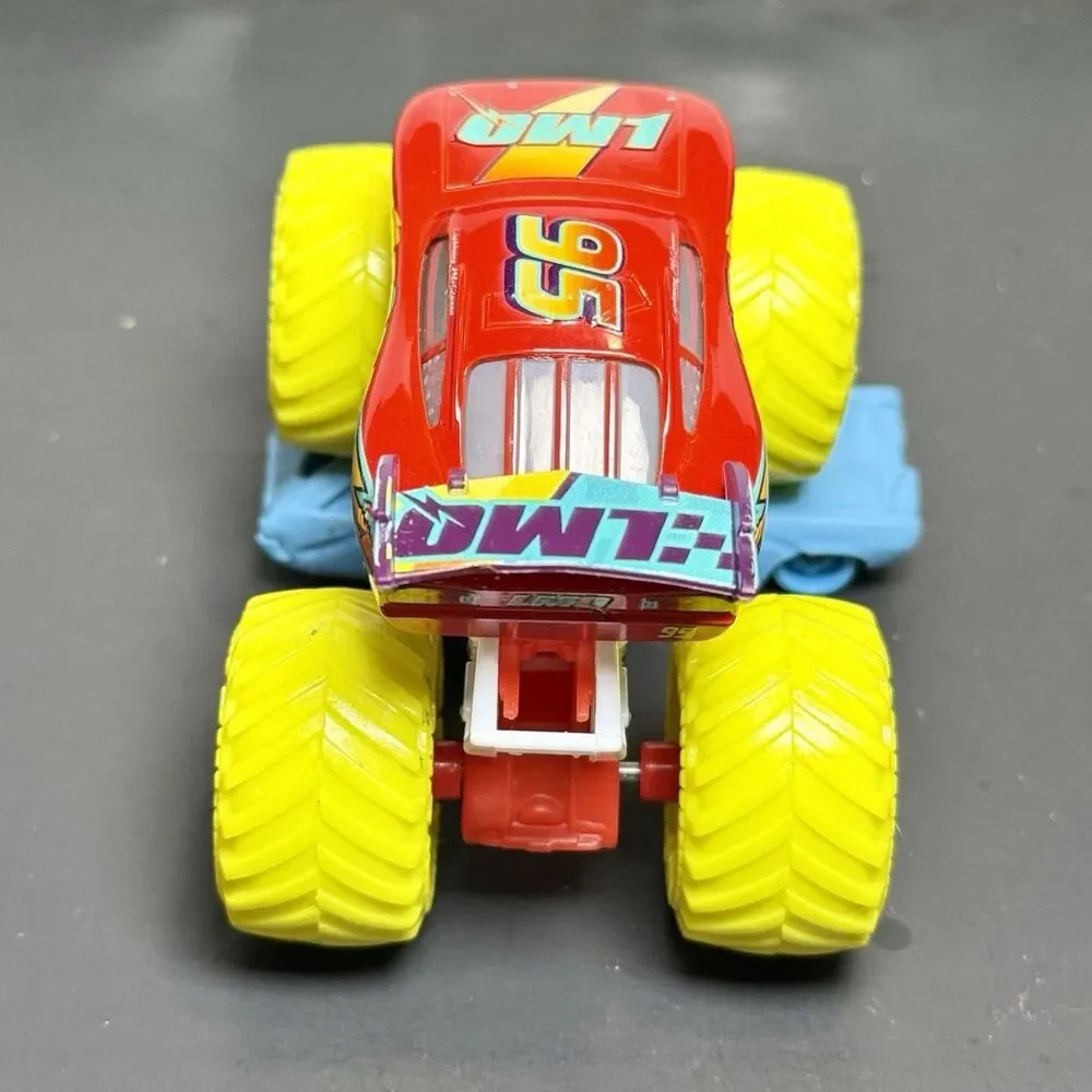 Disney Pixar Cars Custom Monster Jam Truck RTC Lightning McQueen 1:64
